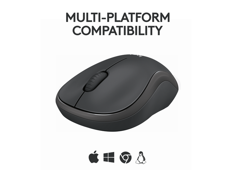 Logitech M240 Silent Bluetooth Mouse Graphite - Maus (Schwarz)