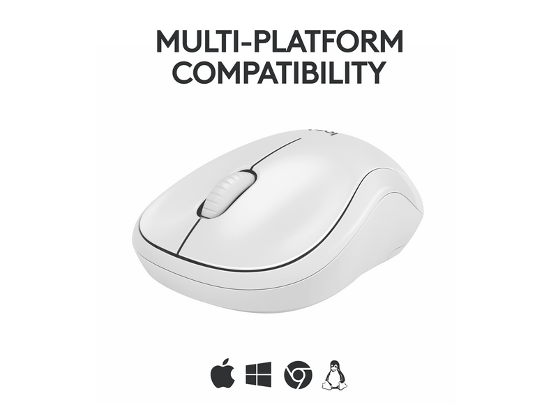 Logitech M240 Silent Bluetooth Mouse Off White - Maus (Weiß)