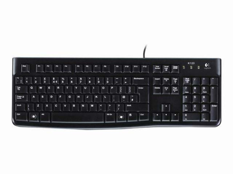 Logitech MK120 Desktop - CH - Tastatur & Maus Set - Schweiz - Schwarz