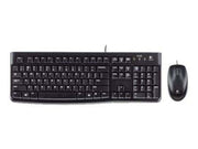 Logitech MK120 Desktop - US - Tastatur & Maus Set - Englisch (US) - Schwarz