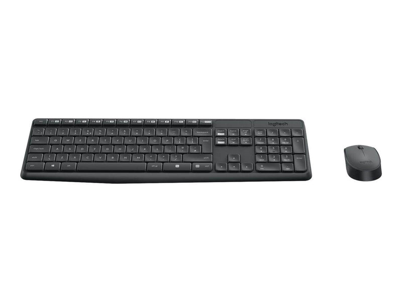 Logitech MK235 - keyboard and mouse set - Hungarian - Tastatur & Maus Set - Ungarisch - Schwarz