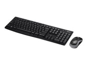 Logitech MK270 Wireless Combo - keyboard and mouse set - Czech - Tastatur & Maus Set - Tschechisch - Schwarz