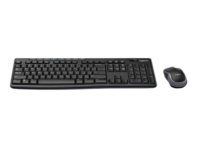 Logitech MK270 Wireless Combo - keyboard and mouse set - French - Tastatur & Maus Set - Französisch - Schwarz