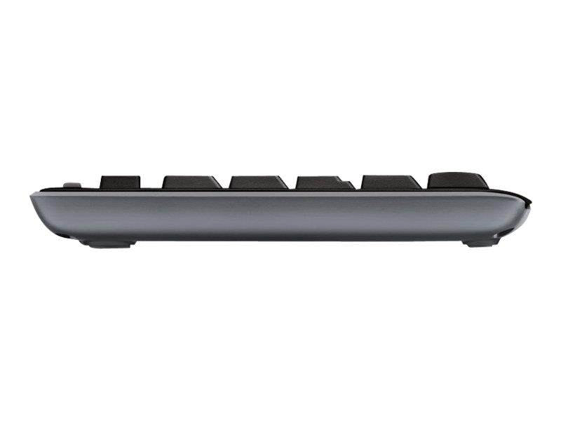 Logitech MK270 Wireless Combo - keyboard and mouse set - US International / Dutch (Qwerty) - Tastatur & Maus Set - Universal - Schwarz