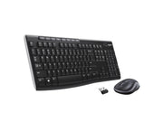 Logitech MK270 Wireless Keyboard and Mouse Combo - US International - Tastatur & Maus Set - Englisch (US) - Schwarz