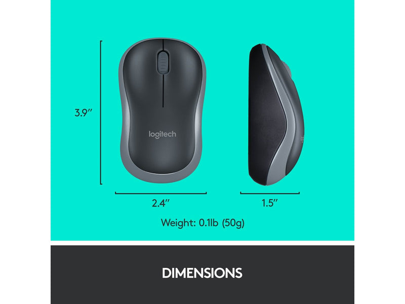 Logitech MK270 Wireless Keyboard and Mouse Combo - US International - Tastatur & Maus Set - Englisch (US) - Schwarz