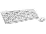 Logitech MK295 Silent Wireless Combo - Off White - DE - Tastatur & Maus Set - Deutsch - Weiss