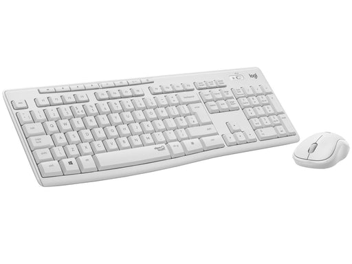 Logitech MK295 Silent Wireless Combo - Off White - DE - Tastatur & Maus Set - Deutsch - Weiss
