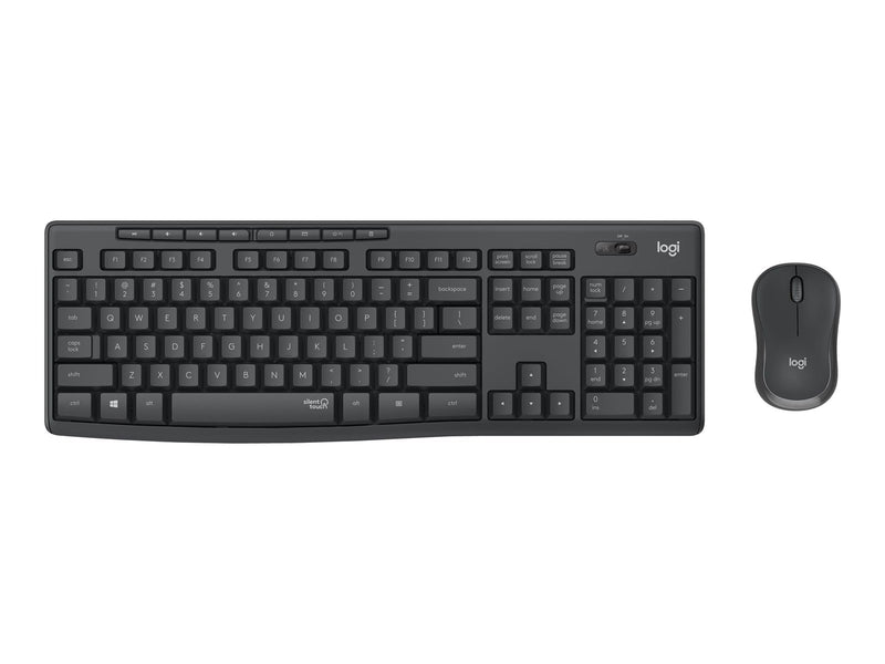 Logitech MK295 Silent Wireless Combo - US - Tastatur & Maus Set - Universal - Schwarz