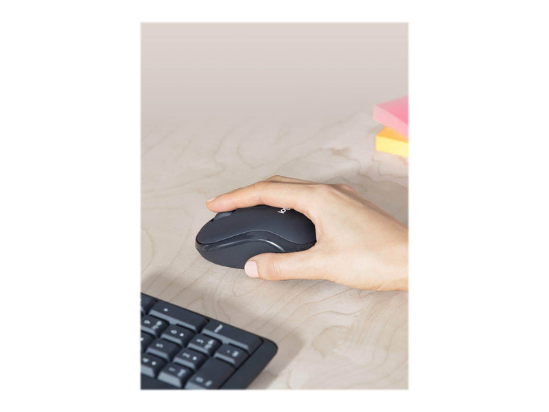 Logitech MK295 Silent Wireless Combo - US - Tastatur & Maus Set - Universal - Schwarz