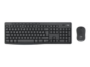 Logitech MK370 Combo for Business - Tastatur & Maus Set - Full-Size - Deutsch - Schwarz
