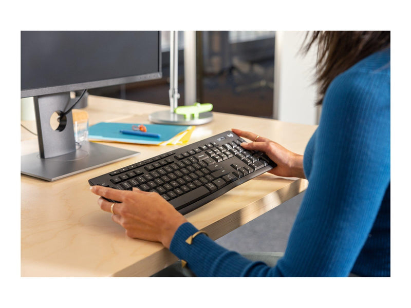 Logitech MK370 Combo for Business - keyboard and mouse set - QWERTY - Italian - graphite Input Device - Tastatur & Maus Set - Italienisch - Schwarz