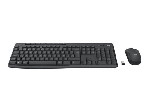 Logitech MK370 Combo for Business - keyboard and mouse set - QWERTY - Spanish - graphite Input Device - Tastatur & Maus Set - Spanisch - Schwarz
