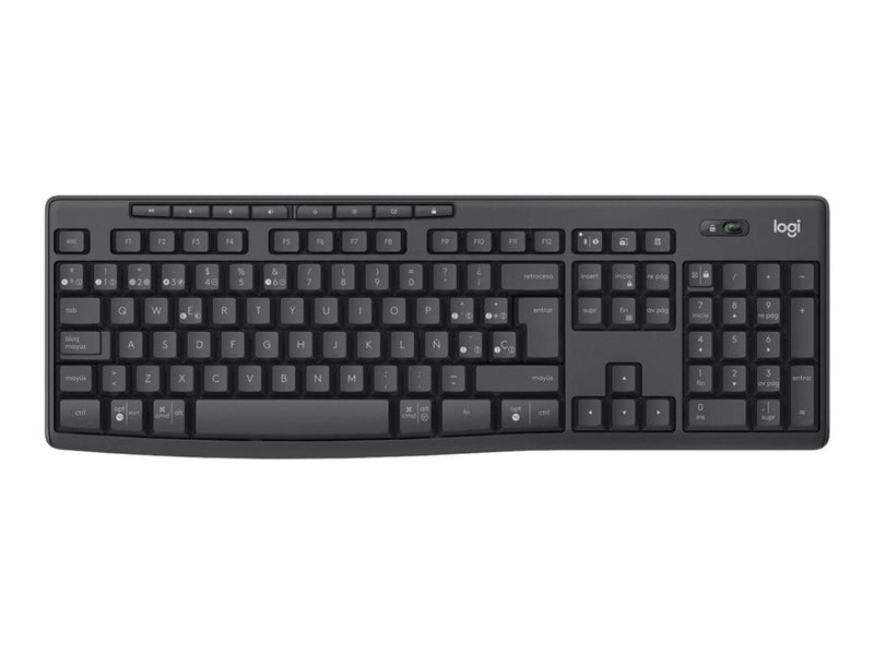 Logitech MK370 Combo for Business - keyboard and mouse set - QWERTY - Spanish - graphite Input Device - Tastatur & Maus Set - Spanisch - Schwarz