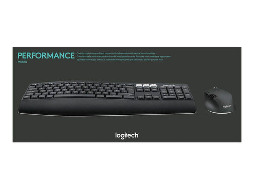 Logitech MK850 Performance - keyboard and mouse set - Spanish - Tastatur & Maus Set - Spanisch - Schwarz
