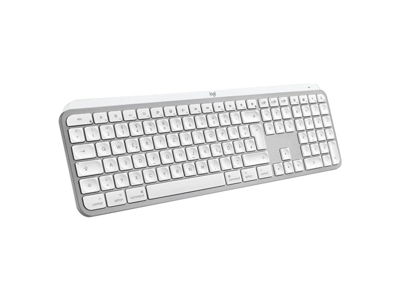 Logitech MX Keys S for MAC - Pale Grey - Tastatur - Deutsch - Weiss