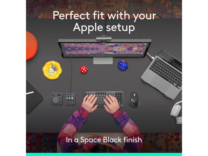 Logitech MX Master 4 for MAC (Space Black) - Ergonomische Maus (Schwarz)