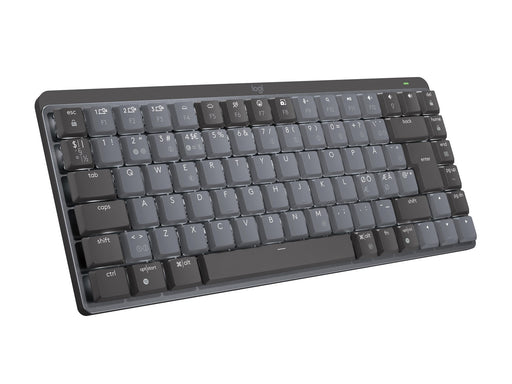 Logitech MX Mechanical Mini Minimalist Wireless Illuminated Performance Keyboard Graphite - Tactile - US International - Tastatur - Englisch (US) - Schwarz