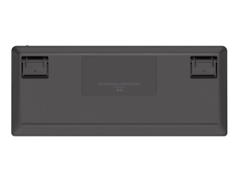 Logitech MX Mechanical Mini for Mac - Minimalist Wireless Illuminated Performance Keyboard Space Grey - US - Tastatur - Englisch (US) - Schwarz