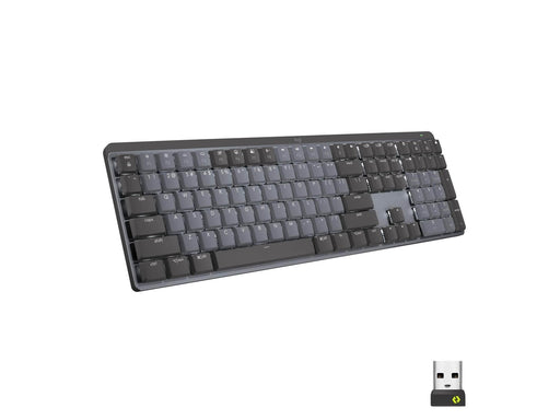 Logitech MX Mechanical Wireless Illuminated Performance Keyboard Graphite - Linear - DE - Tastatur - Deutsch - Schwarz