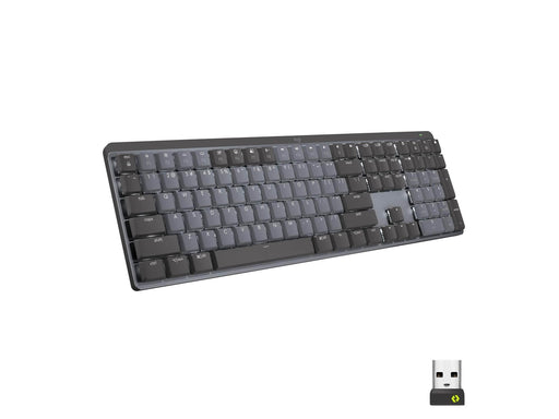 Logitech MX Mechanical Wireless Illuminated Performance Keyboard Graphite - Tactile - DE - Tastatur - Deutsch - Schwarz