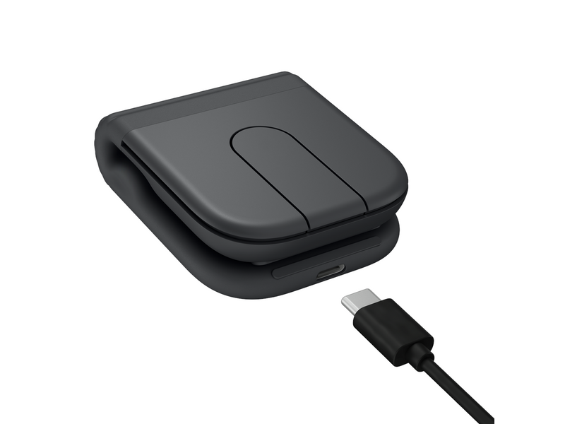 Logitech Mobi Fold - Graphite - Maus (Grau)