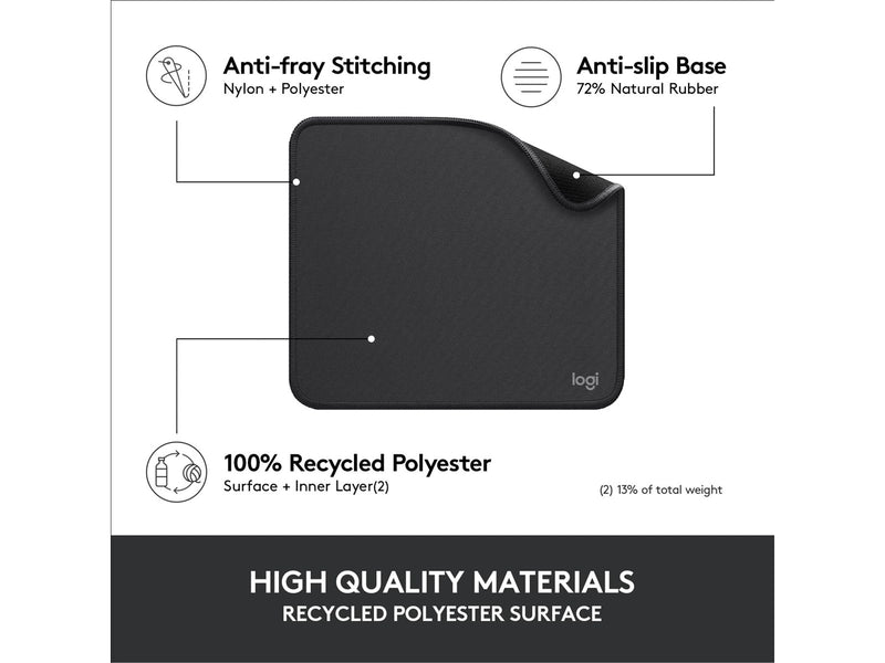 Logitech Mouse Pad Studio Series - Graphite