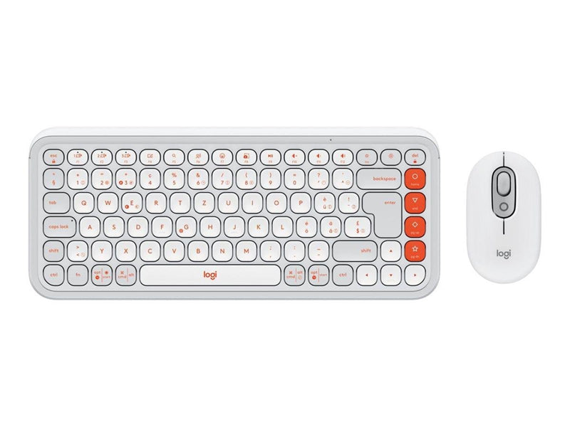 Logitech POP Icon Combo - Tastatur & Maus Set - Schweiz - Weiss
