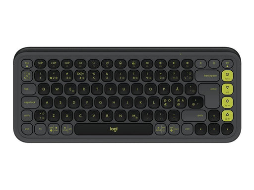 Logitech POP Icon Keys - Tastatur - Nordic ISO - Grau