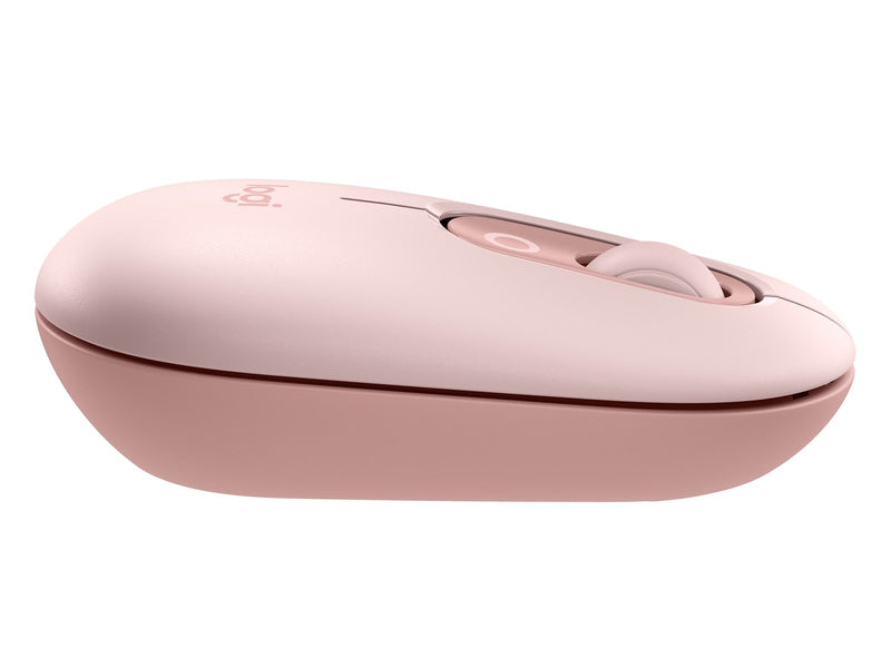 Logitech POP Mouse with Emoji - Rose - Maus (Pink)