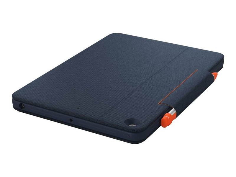 Logitech Rugged Combo 3 Touch for Education - keyboard and folio case - with trackpad - QWERTY - Pan Nordic - Tastatur & Folio-Set - Nordic ISO - Blau