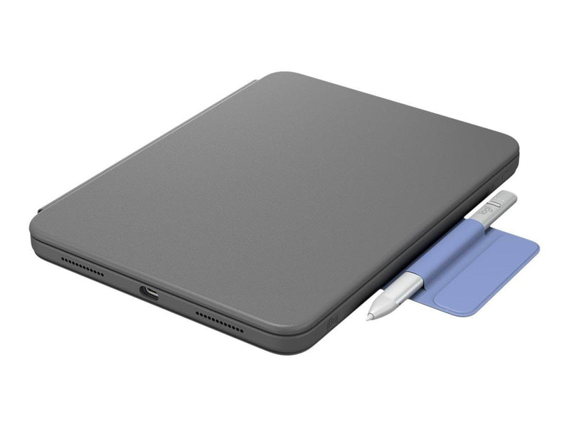 Logitech Rugged Folio - keyboard and folio case - QWERTY - Spanish - graphite Input Device - Tastatur & Folio-Set - Spanisch - Grau