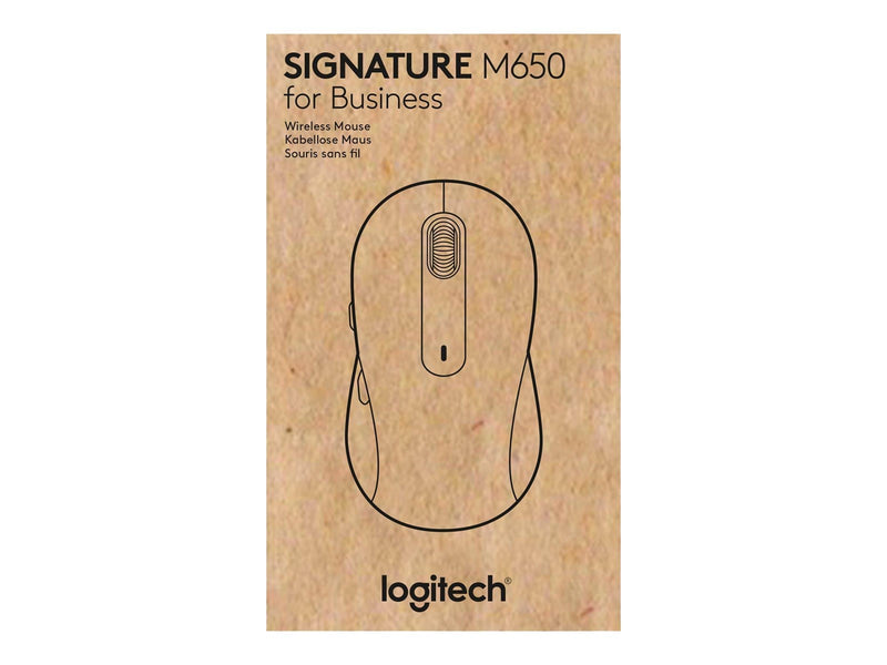 Logitech Signature M650 L for Business - Maus (Schwarz)