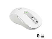 Logitech Signature M650 Large Wireless Off-White (Left Handed) - Maus (Weiß)