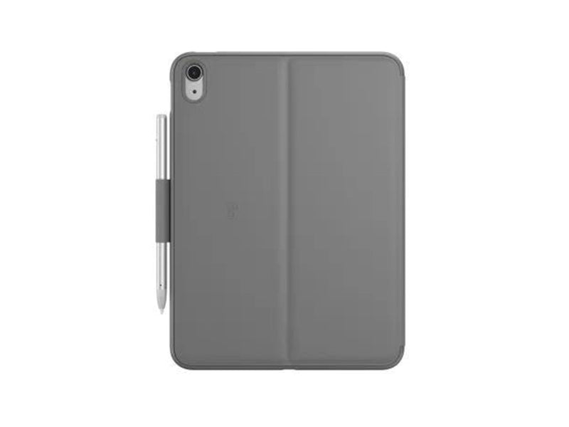 Logitech Slim Folio - keyboard and folio case - QWERTZ - German - oxford grey - Tastatur & Folio-Set - Deutsch - Grau
