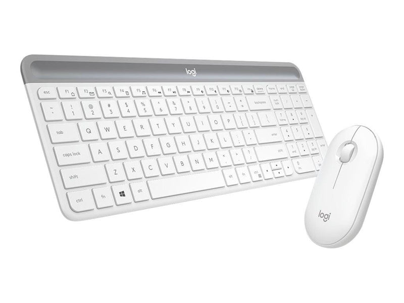 Logitech Slim Wireless Combo MK470 - Tastatur & Maus Set - Deutsch - Grau