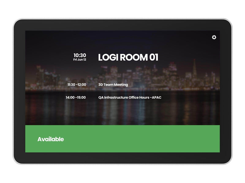 Logitech Tap Scheduler Purpose-Built Scheduling Panel for Meeting Rooms