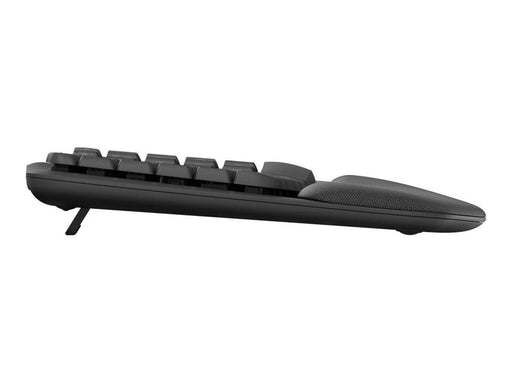 Logitech Wave Keys - keyboard - QWERTZ - German - graphite - Tastatur - Deutsch - Grau