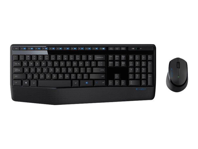 Logitech Wireless Combo MK345 - Tastatur & Maus Set - Tschechisch - Schwarz