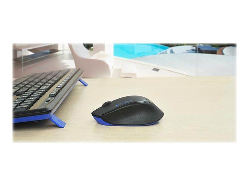 Logitech Wireless Combo MK345 - Tastatur & Maus Set - Tschechisch - Schwarz