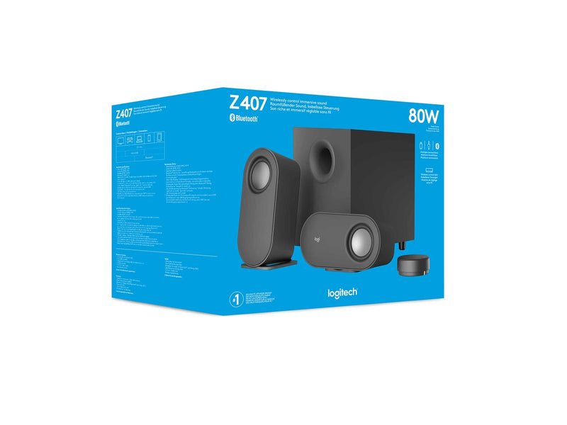 Logitech Z407 - 2.1 PC-Lautsprecher - Grau