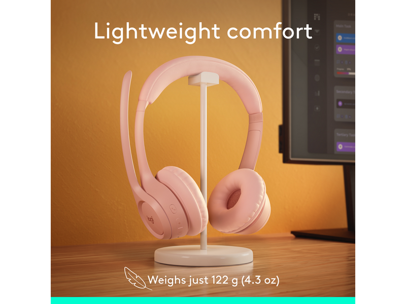 Logitech Zone 300 Wireless Headset - Pink