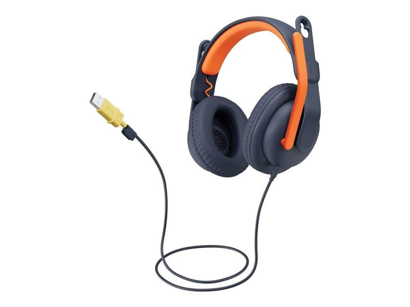 Logitech Zone Learn Over-Ear Wired Headset for Learners 3.5mm AUX - headset