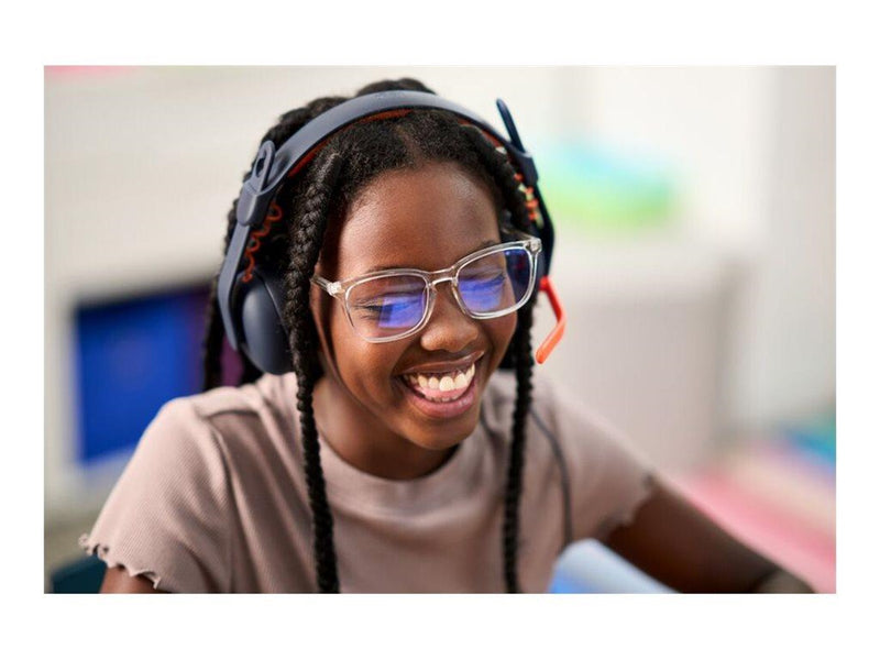 Logitech Zone Learn Wired On-Ear Headset for Learners 3.5mm AUX - headphones with mic - replacement