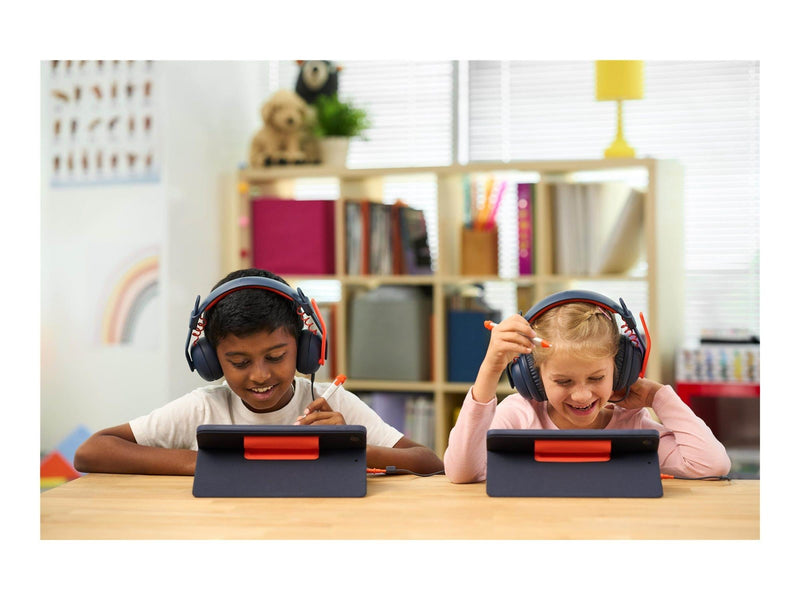 Logitech Zone Learn Wired On-Ear Headset for Learners 3.5mm AUX - headphones with mic - replacement