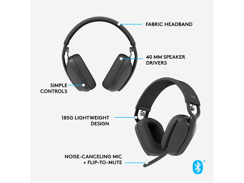 Logitech Zone Vibe 100 - Graphite