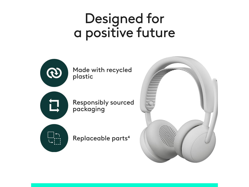 Logitech Zone Wireless 2 ES - Off-White