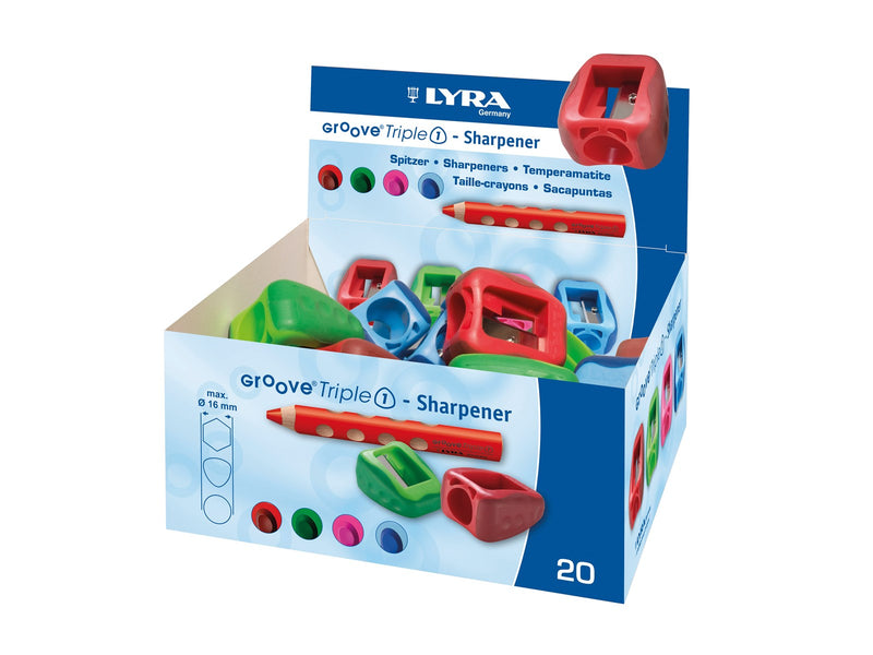 Lyra Groove Triple1 Sharpener 1 Hole  20-pack
