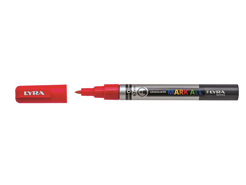 Lyra Mark All 0.7 mm Red