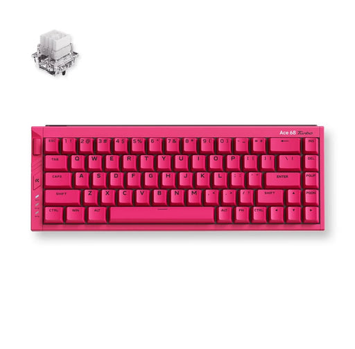 MCHOSE Ace 68 Turbo (Berry Red) - Gaming Tastatur (TKL) - 65% - Englisch (US) - Rot *DEMO*